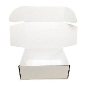 Custom Foil Stamped Mailer Box White